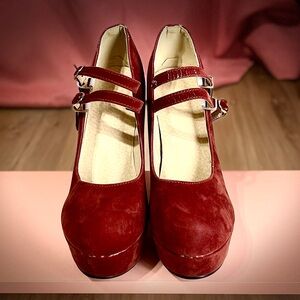 Elegant Red Women's Shoes